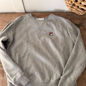Fila Classic Gray Crewneck Sweater